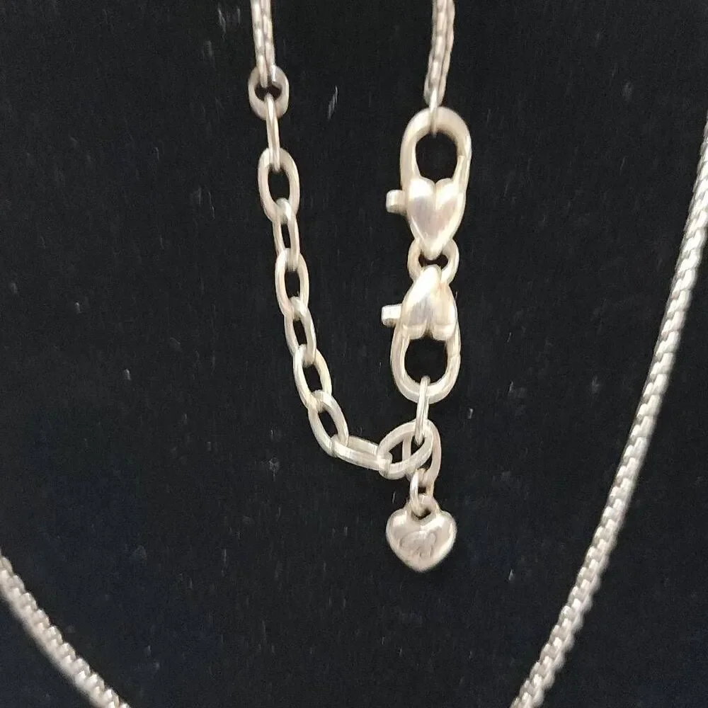 Brighton Anatolia convertible reversible slim pendant crystal necklace